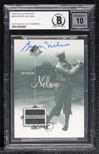 BAS 2002 SP Authentic Legends of the Fairway Byron Nelson BGS Authentic Auto ow6
