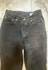 Womens Vintage 90's Black 512 Slim Tapered Size 5 LONG Jeans — photo 1