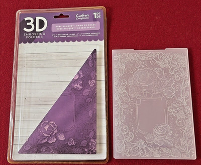 ROSE BOUQUET 3D Crafter's Companion Embossing Folder 5''x7''