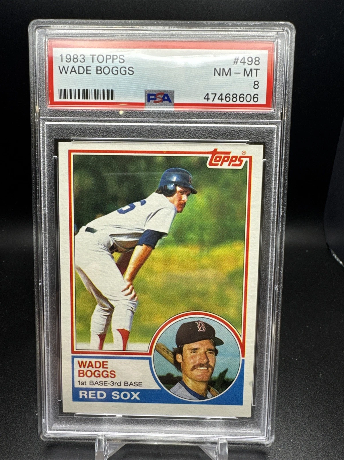 Deal for 1983 Topps Baseball #498 Wade Boggs Rookie RC PSA 8 Red Sox