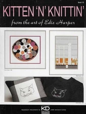 Kitten N Knittin" by Edie Harper Cross Stitch 