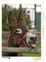 Calvendo Puzzle Laughing Donkey | 1000 Pieces, Finished Size 25.2 × 18.9 In (64