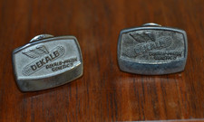 2 Vintage Tie Tack Pins Dekalb-Pfizer Genetics Sterling Silver 6 grams