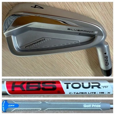 Fers De Golf Ping IBlade 4-PW (7 Clubs) - +0.25", Flex KBS Tour X, Occasion Bon état