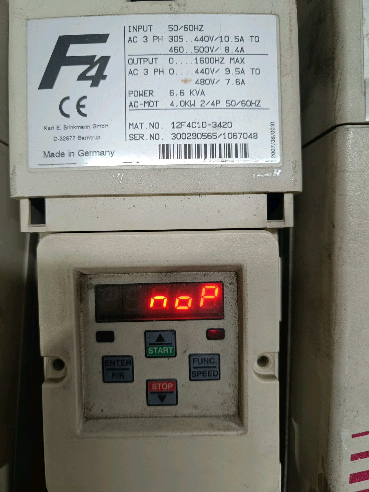 KEB 12F4C1D 3420 , factura , garantía Invoice , Envío Rápido!!