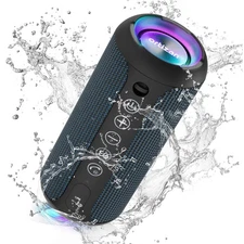 Ortizan Bluetooth Speaker Waterproof IPX7 Wireless 30-hour Continuous Playb 459