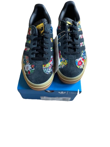 adidas Originals Gazelle Bold x Liberty London in Black and Floral Print UK 7 - Picture 10 of 13