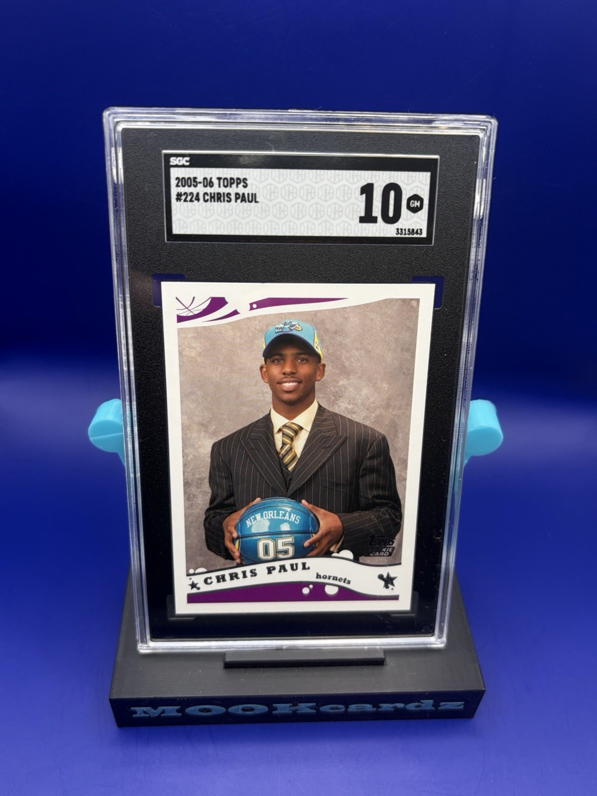 2005-06 CHRIS PAUL Topps Rookie Card GEM MINT 10 Hornets