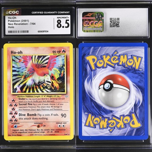 Ho-oh (Unlimited) graded CGC 8.5 for sale on eBay