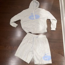 Nike 2 Piece Hoodie  Shorts Set Large