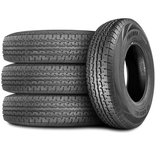 Freedom Hauler Dutymax All Steel ST 235/80R16 Trailer Tire (Load Range G - 14 Ply) - Black Sidewall