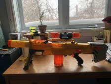 Nerf Longshot CS-6 Main Blaster And Scope Dart Gun Toy  Discontinued
