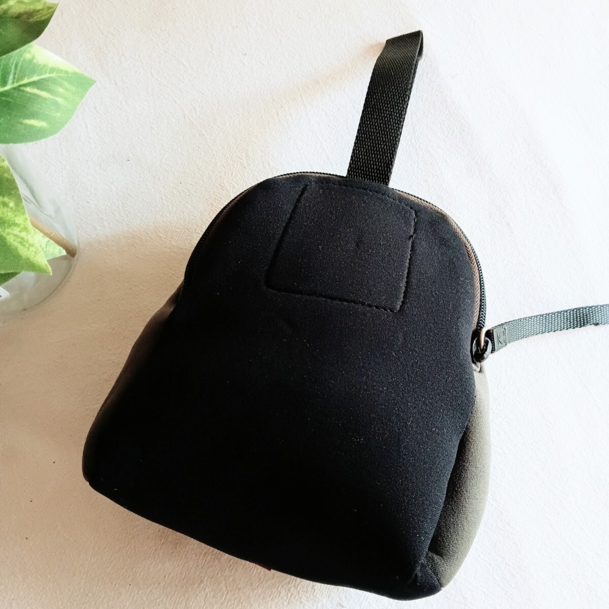 Prada Sport Jersey Pochette Bag Vintage Black Nylon Purse Authentic thumbnail 2