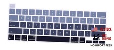 Ultra Thin Silicone Keyboard Cover Skin for MacBook Pro 13.3" 13 Ombre gray