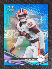 2022-23 Bowman U Blue Refractor /150 Trenton Simpson #34