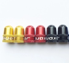 Two 2 Pairs of Bike Bicycle MTB Road Racing Alloy SCHRADER Valve Cap Cover