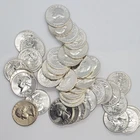 $10 Face Value Roll of 40 90% Silver Washington Quarters, AU,FREE SHIP