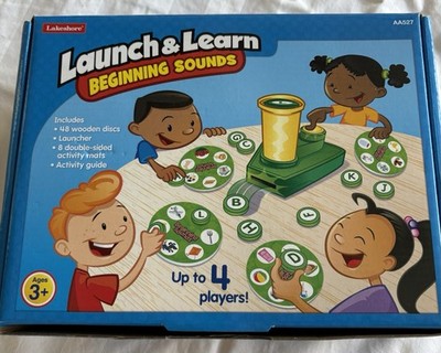 Homeschool Lakeshore  Launch and Learn BEGINNING SOUNDS 3+ Up To 4 Players