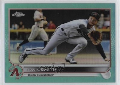 2022 Topps Chrome Aqua Refractor 4/199 Pavin Smith #78 16s2