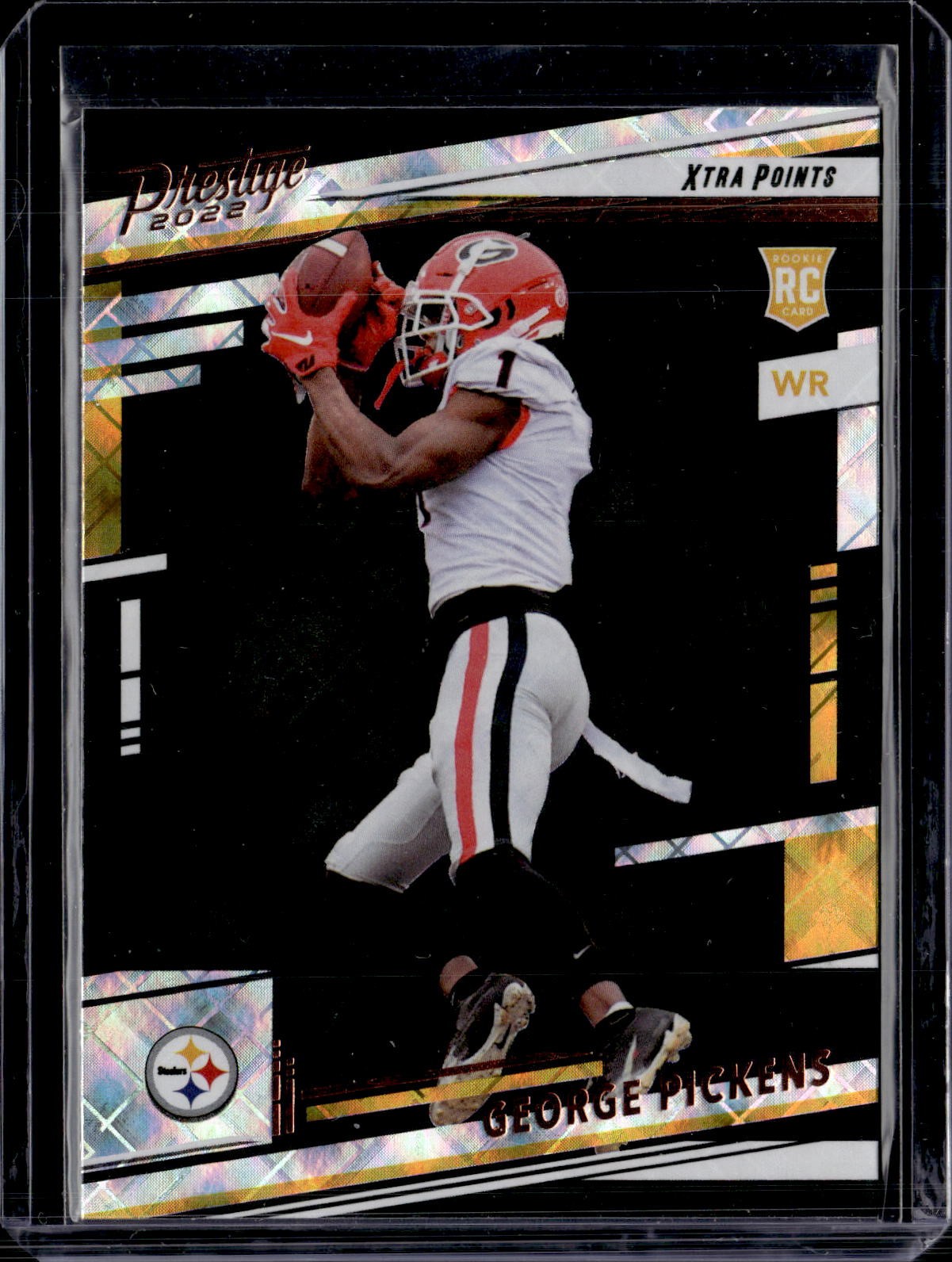2022 Prestige #323 George Pickens Rookie Xtra Points Diamond Steelers NM-MINT