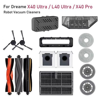Replacement Brushes Filters For Dreame X40 Ultra / L40 Ultra / X40 Pro Lot