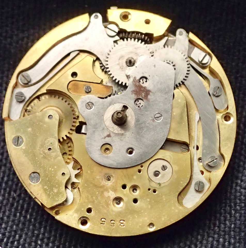 ZENITH ALARM Pocket Watch MOVEMENT Good Enamel Dial 41.55mm SPARES ...