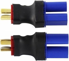 4PCS T Male to EC5 Female Plugs Battery Charger No Wire Adapter for RC Cars Lipo