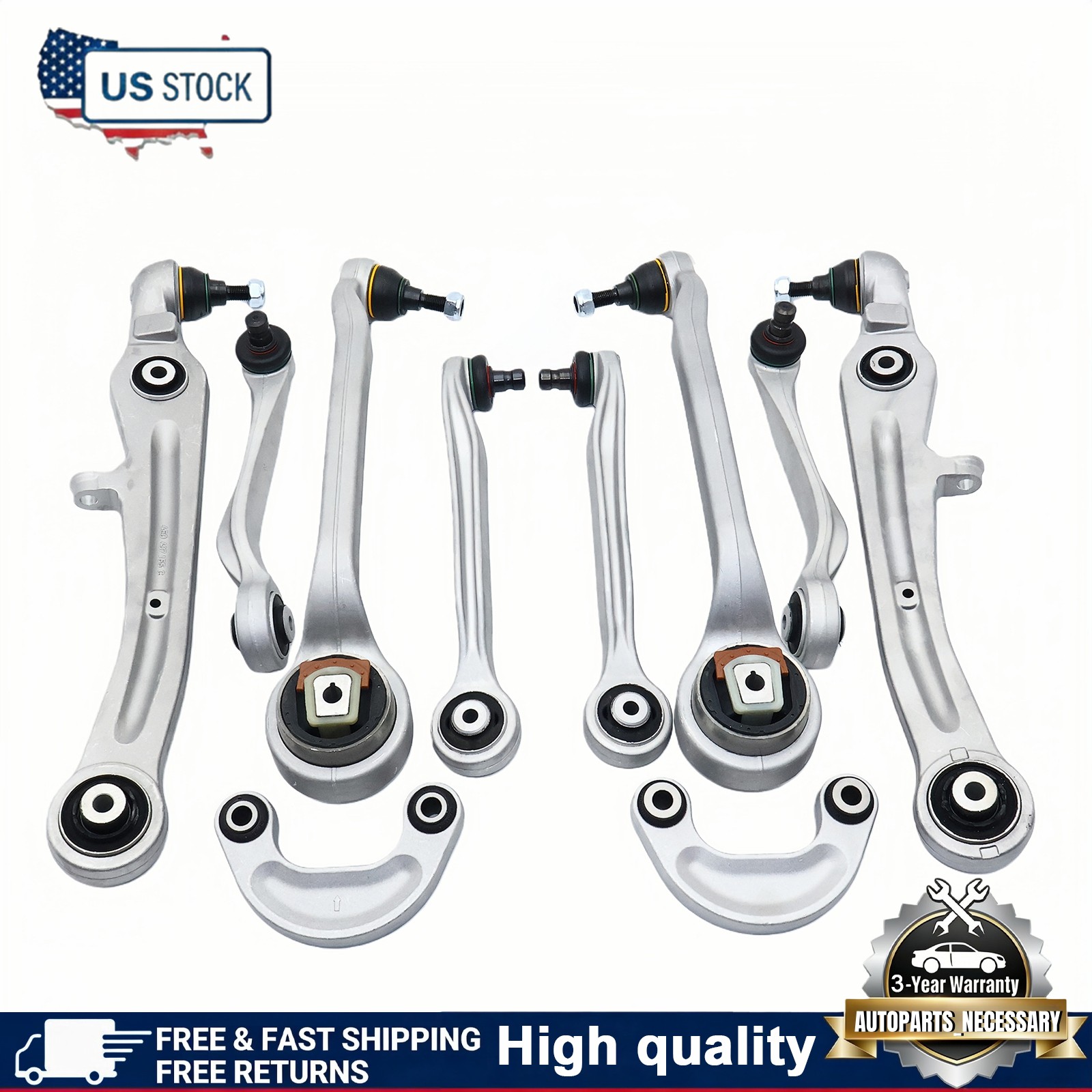 Bentley Continental 2014-2019 Front Upper Control arms 10 pcs P/N 3W0407510