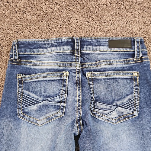 Daytrip Jeans Damen 28 lang Boot Cut Low Rise Medium Wash Stretch Denim 28x33 - Bild 9 von 12