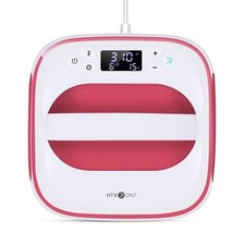 HTVRONT Heat Press Machine For Sublimation - 10  x 10  - White/Pink - NEW