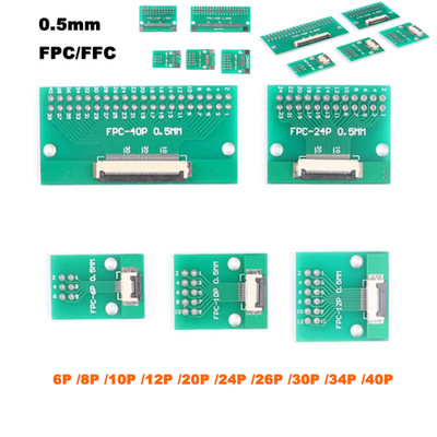0,5 mm FPC/FFC Flachbandkabel Adapter Konverter Breakout Boards Prototyp PCBs