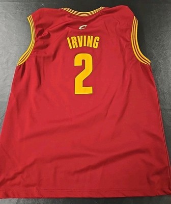 Kyrie Irving Adidas Jersey #2 Cleveland Cavaliers Cavs NBA XL Gold