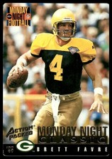 Brett Favre 1995 Action Packed Monday Night Football #109 Green Bay Packers
