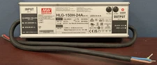 MEAN WELL LED DRIVER INDOOR OUTDOOR POWER SUPPLY 150W 24V 6.3A IP65 HLG-150H-24A