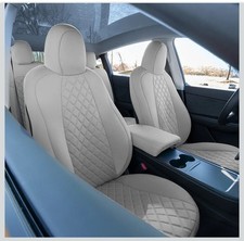FH Group Seat Cover for 2020-2024 Model Y Ultraflex Neoprene ,NOT LEATHER. Gray