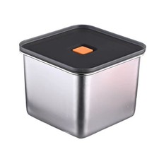 Fresh-keeping Box, Stainless Steel Square Food Storage Box Snacks Containers Box