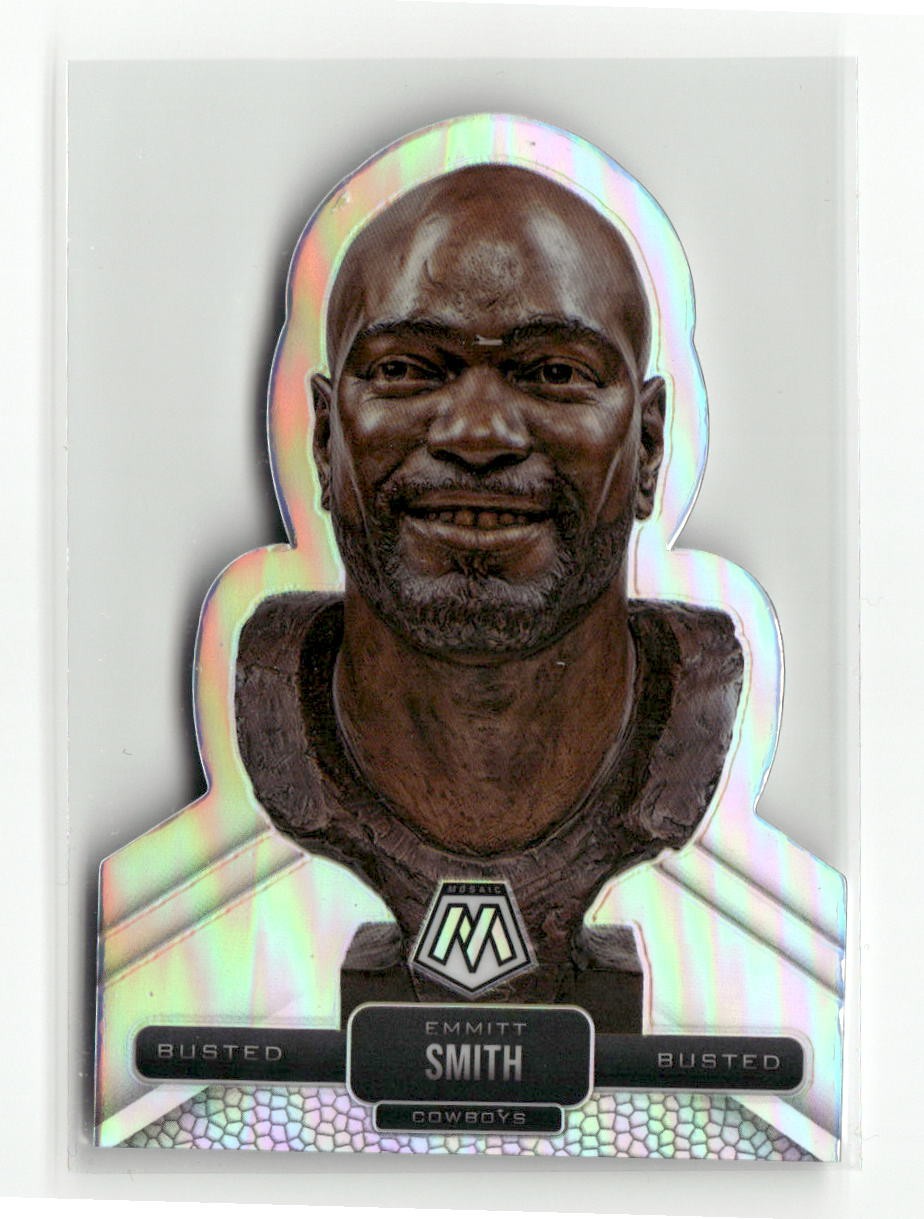 2021 Panini Mosaic #BU-8 Emmitt Smith Busted Prizm Case Hit SSP