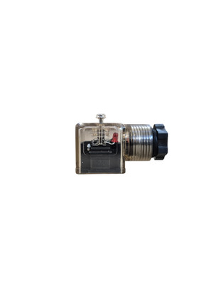 Hirschmann Stecker 10A/250V, Elektrischer Stecker für Magnetventilspule, Diode