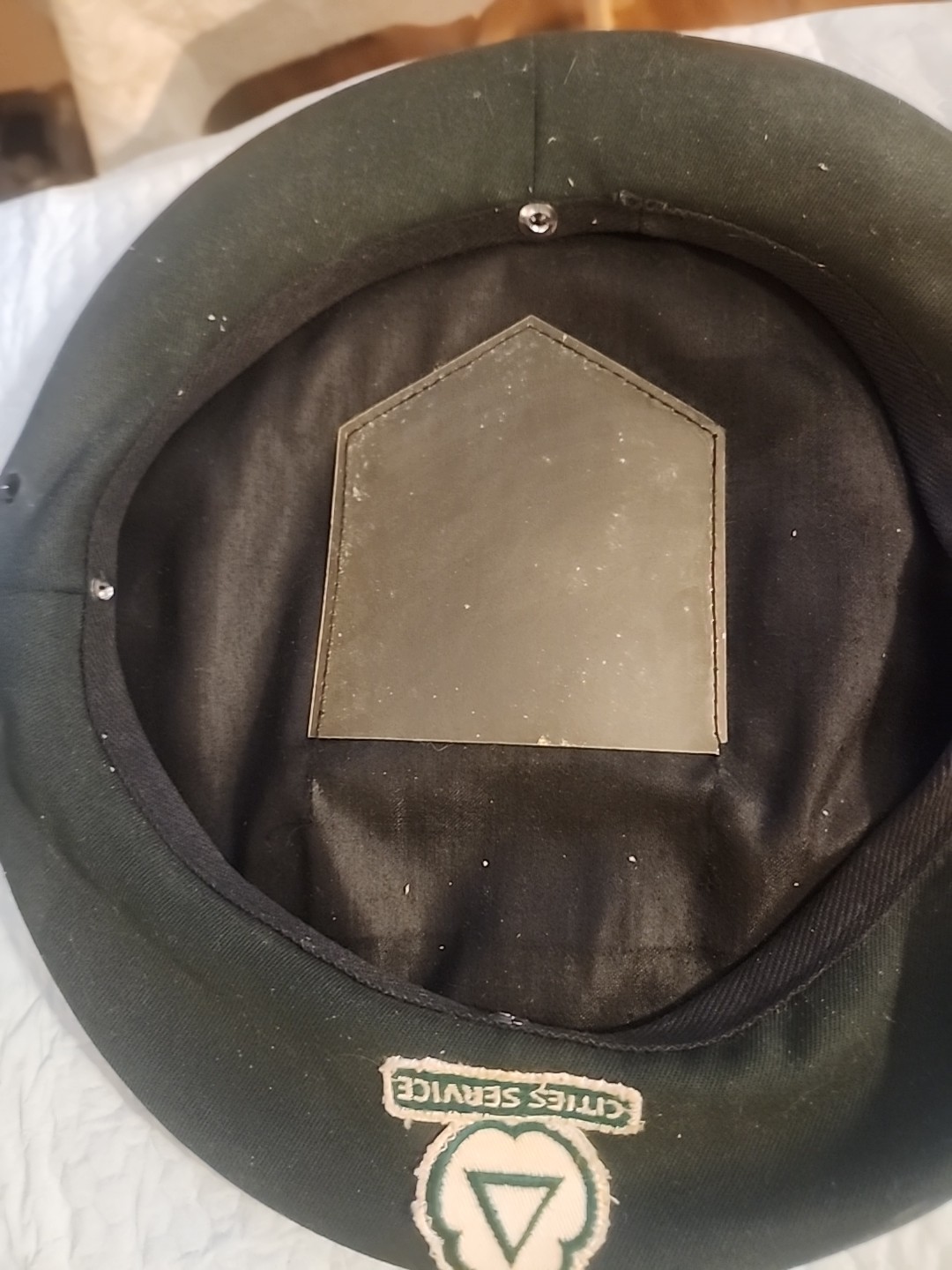 Rare Vintage Cities Service Gas Station Attendant 7 1/4" Sized Hat Unitog Brand