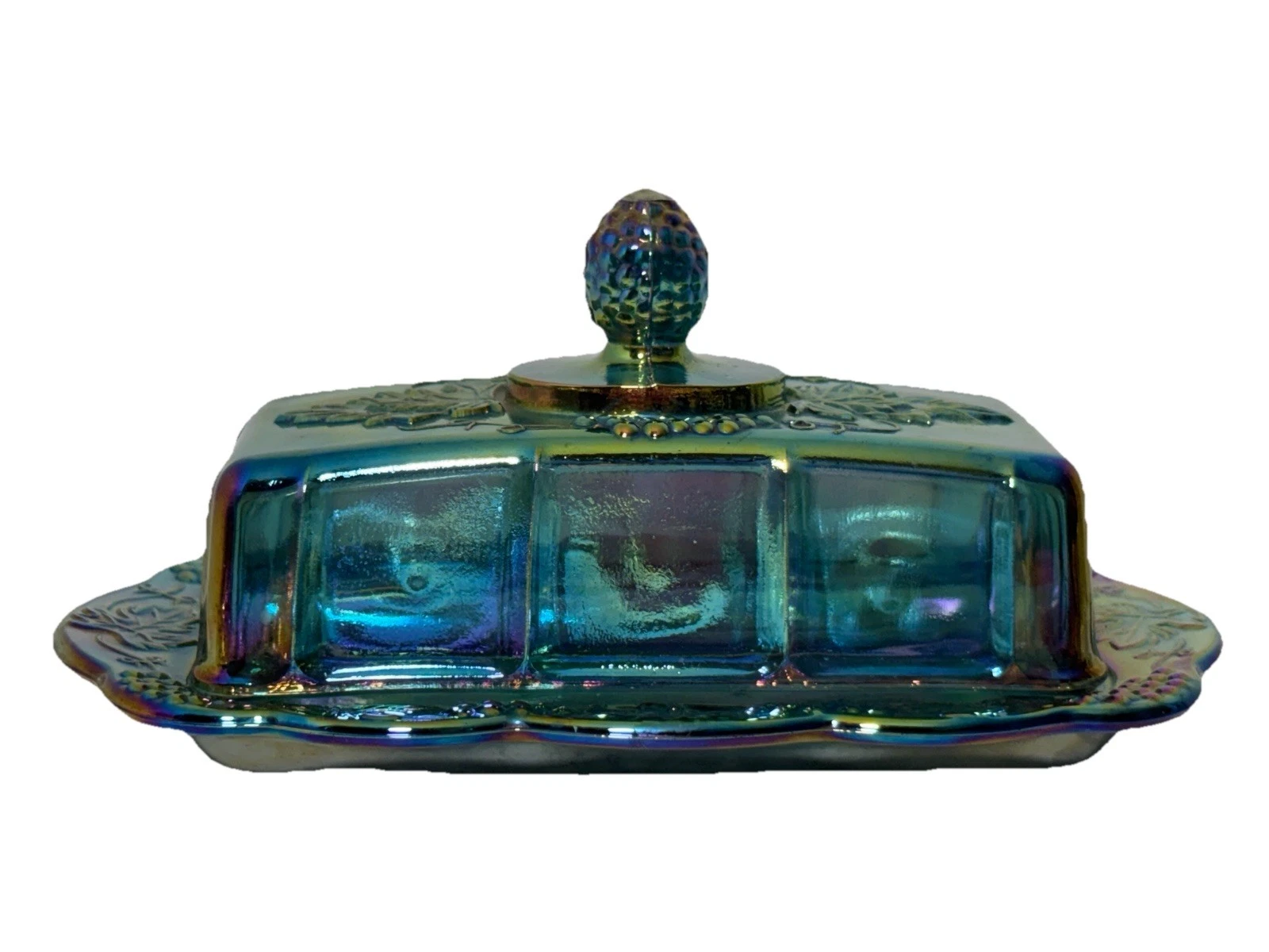 Colony "Harvest Carnival" 1/4 Pound Butter Dish-Mint Condition