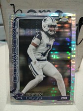 2025 TOPPS CHROME FOOTBALL TREVON DIGGS FOOTBALL RAY WAVE  #83 COWBOYS