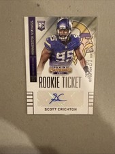 Scott Crichton: 2014 Panini Contenders Rookie Ticket Autograph #172 Min Vikings