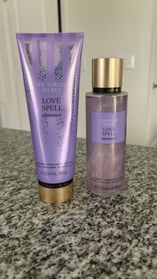 Victoria's Secret Love Spell Shimmer Mist & Lotion Set 8.4/8 fl oz