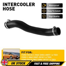 1x Turbo Boost Intercooler Pipe For Ford Focus Mk2 & C-Max 1.6 TDCi 3M516C646XB