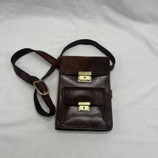 Borsa da cintura in pelle italiana vintage