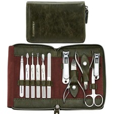 Manicure Set, Professional Manicure Kit Nail Clippers Set 11 in 1 Stainless S...
