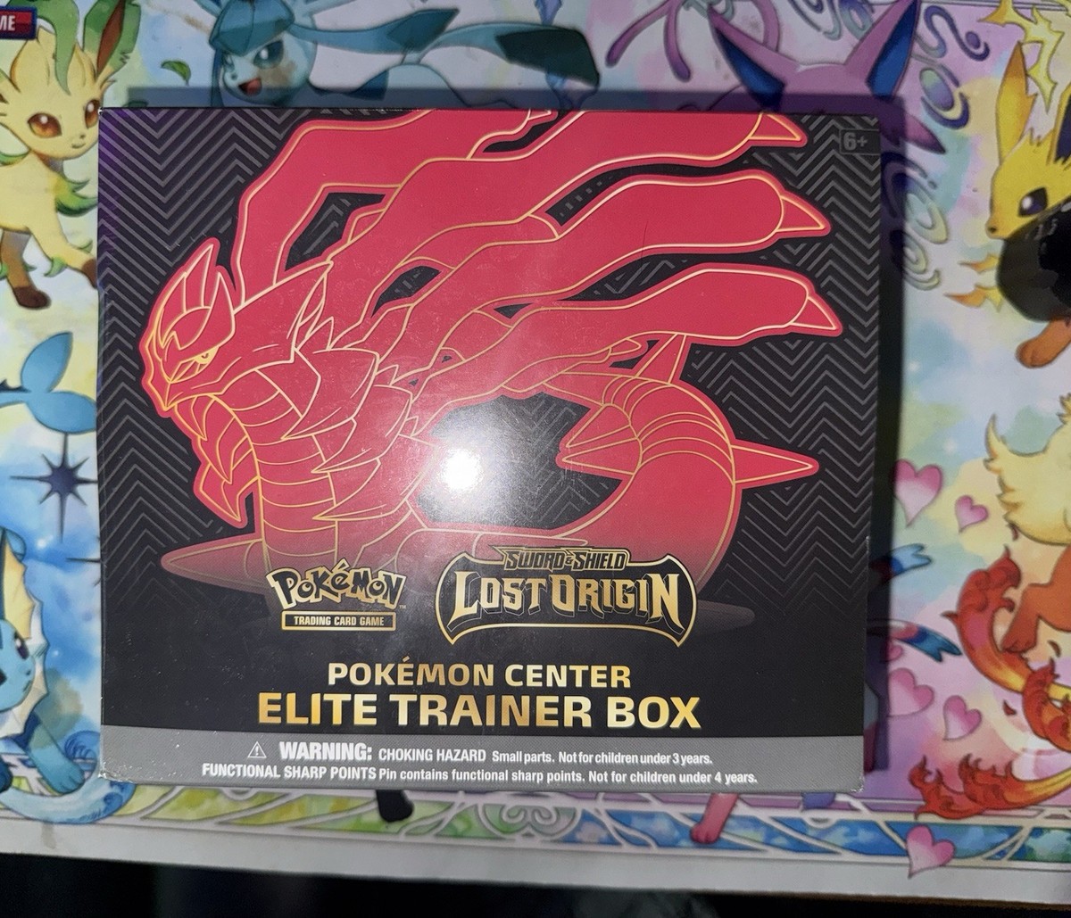 Pokmon TCG Sword & Shield Lost Origin Pokmon Center Elite Trainer Box  Sealed.