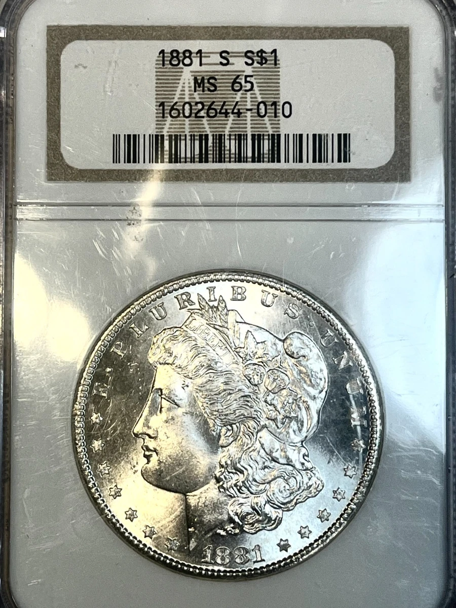 1881 Year Grade MS 65 Morgan Dollars (1878-1921) for sale | eBay