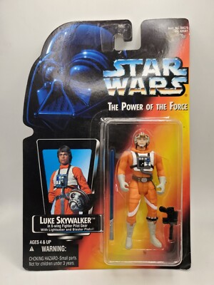 Star Wars Luke Skywalker X-Wing Pilot Short Saber 3.75 Inch Red Carded Figure