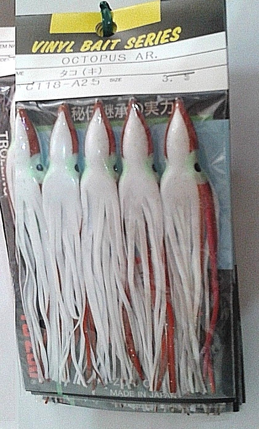 1 CONF DA 5 POLIPETTI YO-ZURI OCTOPUS SER. C118 COL. A25 MIS 3.5MM GV101 1 OCTOPUS CONF DA 5 POLIPETTI YO-ZURI OCTOPUS 1 SER. C118 COL. A25 MIS 3.5MM GV101 90b767